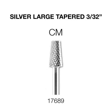 Cre8tion - Silver Carbide - Small Tapered - 3/32