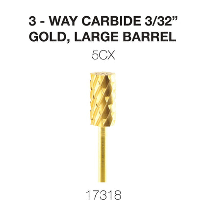 Cre8tion - Carbide Gold - Small & Large 3/32 - 3Way