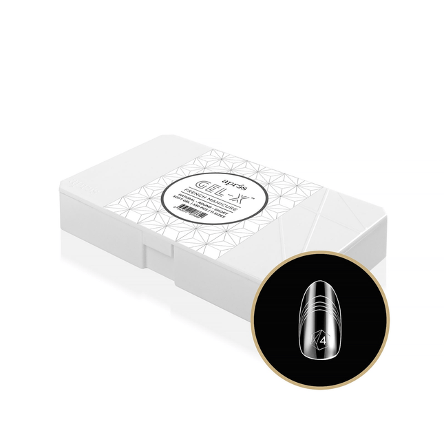 Apres French Gel-X Tips - NATURAL Round 330pcs