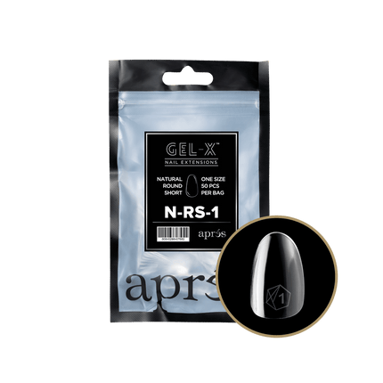 Apres Gel-X Tips 2.0 - NATURAL Round Refill Bag