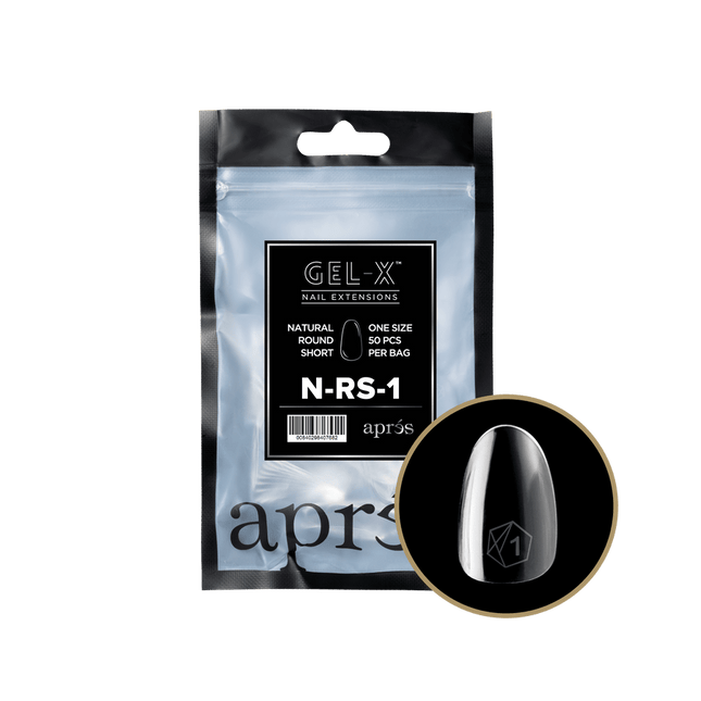 Apres Gel-X Tips 2.0 - NATURAL Round Refill Bag