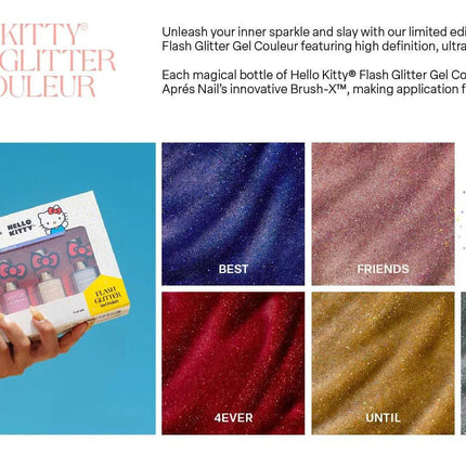 Apres x Hello Kitty Best Friends - Flash Glitter - Gel Couleur 10ml
