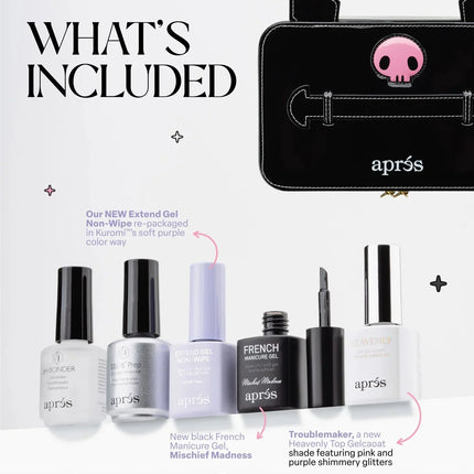 Apres x Kuromi - Nail Extension Kit