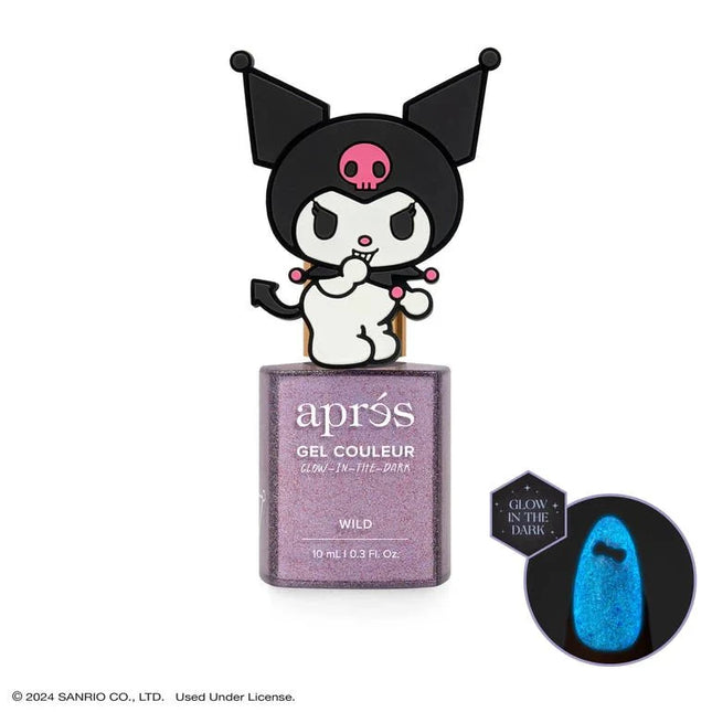 Apres x Kuromi Naughty and Nice - Flash Glitter - Gel Couleur 10ml