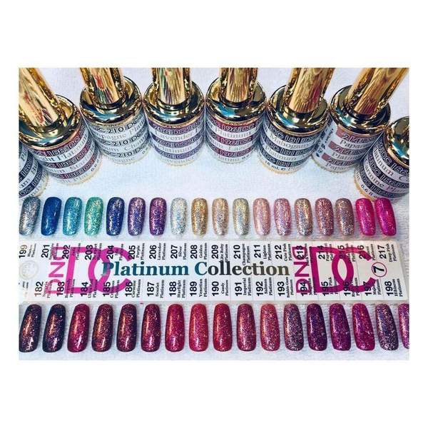 DND - DC Platinum Glitter Full Set 36 Colors (#181 - #217)