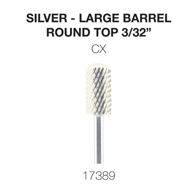 Cre8tion - Silver Carbide - Large Barrel - Round Top 3/32