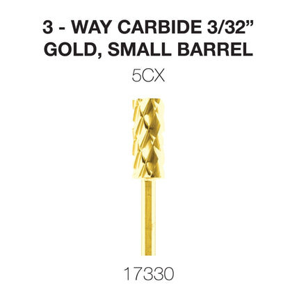 Cre8tion - Carbide Gold - Small & Large 3/32 - 3Way