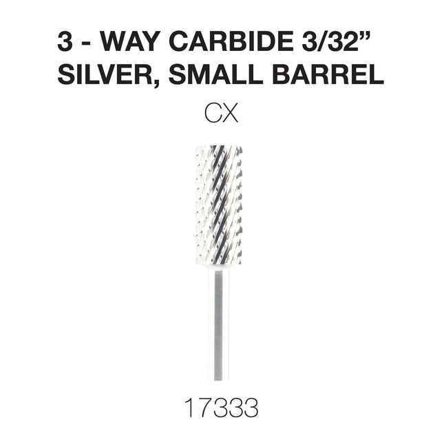 Cre8tion - Carbide Silver - Small & Large 3/32 - 3Way
