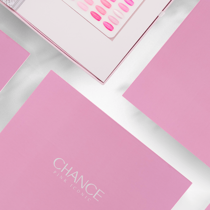 Chance Pink Iconic Collection 0.5oz - 48 Colors w/ 1 Color Booklet, 1 Color Board & 24 Cre8tion Base Coat 0.5oz