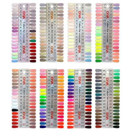 DND - DIVA Whole Collection Sample Charts (8 Sets)
