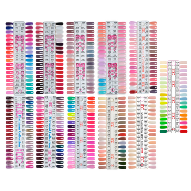 DND - DC Whole Collection Sample Charts (15 Sets)