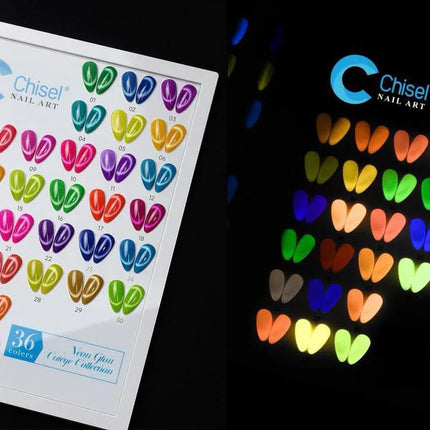 Chisel Neon Glow Cat Eye 36 Colors -  Free sample + Magnet