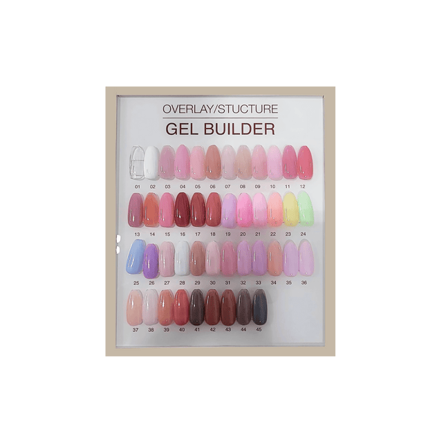 Cre8tion Acrylic Booklet - Overlay/Builder Gel 48 Colors