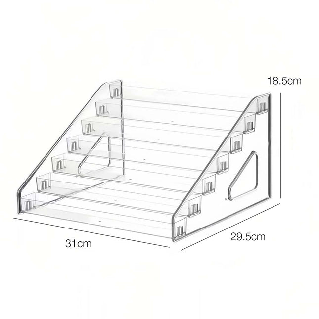 Cre8tion Acrylic Multi-Layer Transparent Display Rack