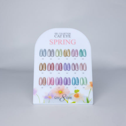 Cre8tion Counter Display Color Chart - Cat Eye Spring 18 colors(145-162)