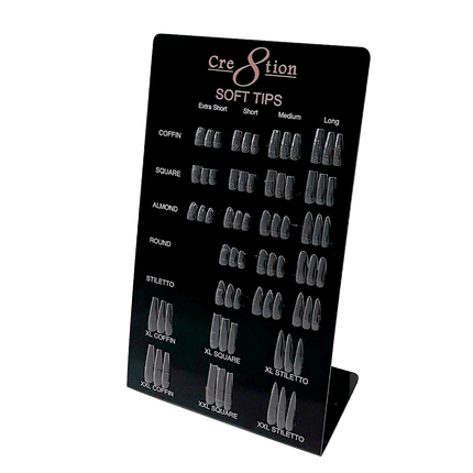 Cre8tion Counter Display Color Chart - Soft Tips