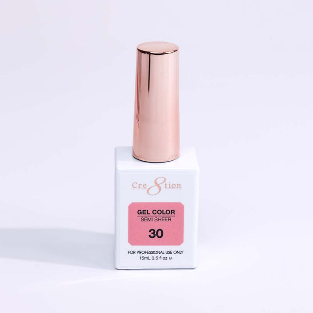 Cre8tion Hema Free Semi-Sheer Collection 0.5oz -  Coral Color