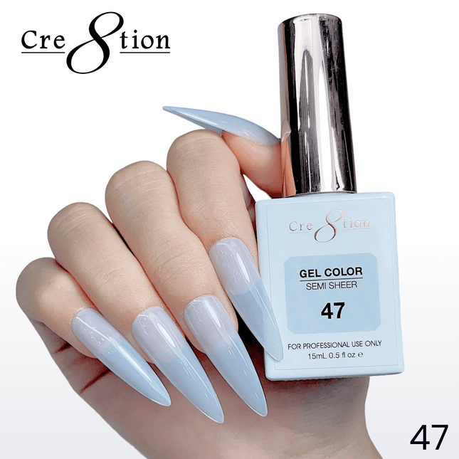 Cre8tion Hema Free Semi-Sheer Collection 0.5oz - Mauve Color