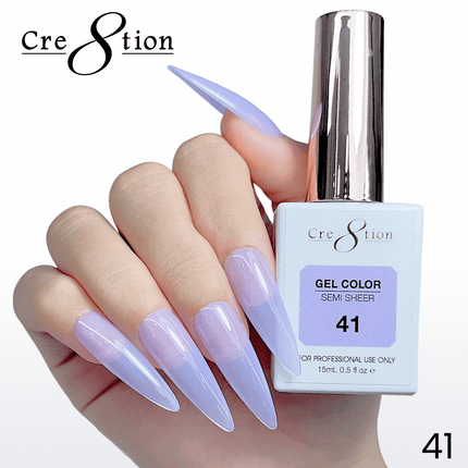 Cre8tion Hema Free Semi-Sheer Collection 0.5oz - Mauve Color