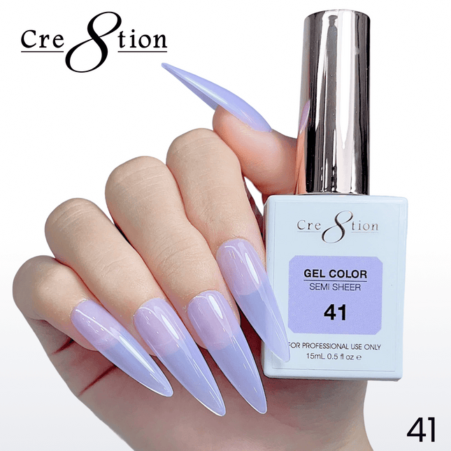Cre8tion Hema Free Semi-Sheer Collection 0.5oz - Mauve Color