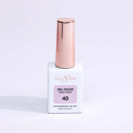 Cre8tion Hema Free Semi-Sheer Collection 0.5oz - Mauve Color