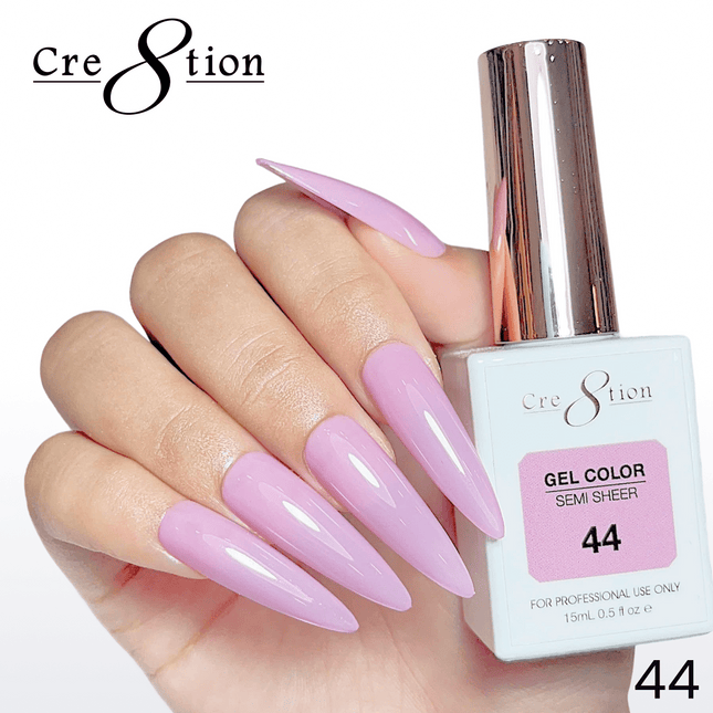 Cre8tion Hema Free Semi-Sheer Collection 0.5oz - Mauve Color