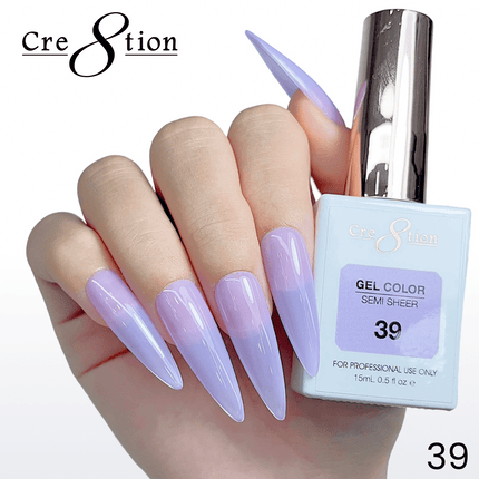 Cre8tion Hema Free Semi-Sheer Collection 0.5oz - Mauve Color