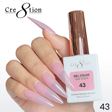 Cre8tion Hema Free Semi-Sheer Collection 0.5oz - Mauve Color