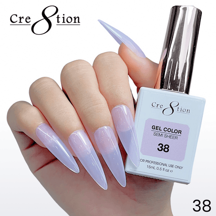 Cre8tion Hema Free Semi-Sheer Collection 0.5oz - Mauve Color