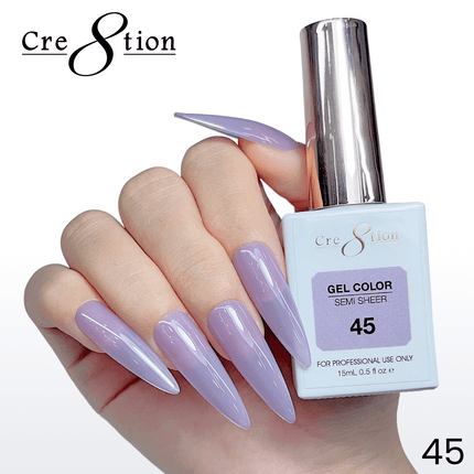 Cre8tion Hema Free Semi-Sheer Collection 0.5oz - Mauve Color