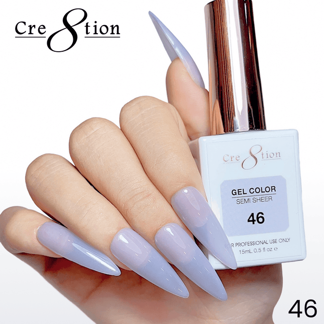 Cre8tion Hema Free Semi-Sheer Collection 0.5oz - Mauve Color