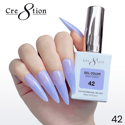 Cre8tion Hema Free Semi-Sheer Collection 0.5oz - Mauve Color