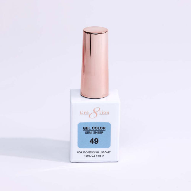 Cre8tion Hema Free Semi-Sheer Collection 0.5oz - Mint Sky Color