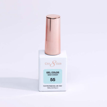 Cre8tion Hema Free Semi-Sheer Collection 0.5oz - Mint Sky Color