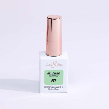 Cre8tion Hema Free Semi-Sheer Collection 0.5oz - Mint Sky Color