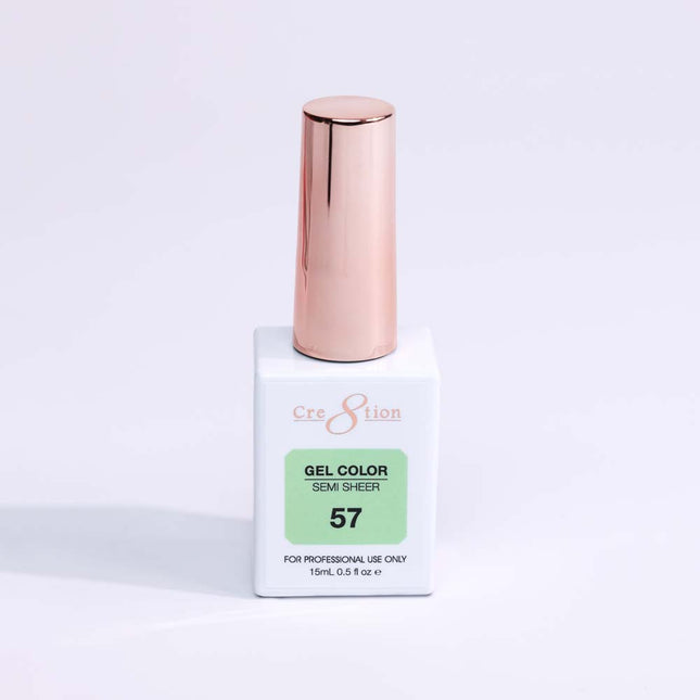 Cre8tion Hema Free Semi-Sheer Collection 0.5oz - Mint Sky Color