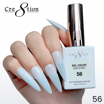 Cre8tion Hema Free Semi-Sheer Collection 0.5oz - Mint Sky Color
