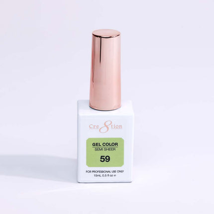Cre8tion Hema Free Semi-Sheer Collection 0.5oz - Mint Sky Color