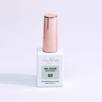 Cre8tion Hema Free Semi-Sheer Collection 0.5oz - Mint Sky Color