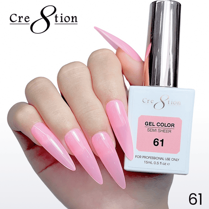 Cre8tion Hema Free Semi-Sheer Collection 0.5oz - Neon Color