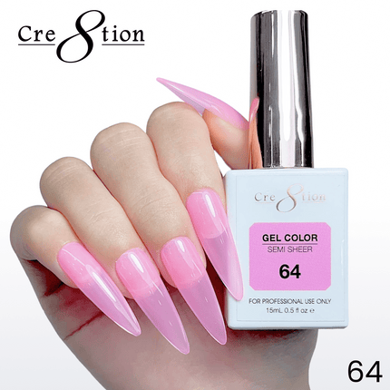 Cre8tion Hema Free Semi-Sheer Collection 0.5oz - Neon Color