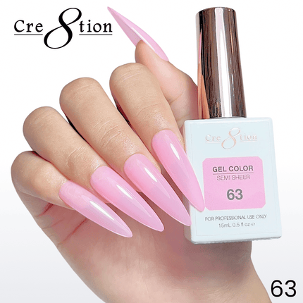 Cre8tion Hema Free Semi-Sheer Collection 0.5oz - Neon Color