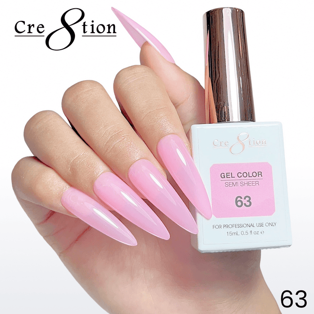 Cre8tion Hema Free Semi-Sheer Collection 0.5oz - Neon Color