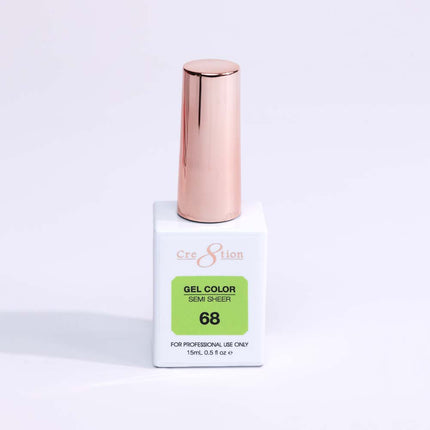 Cre8tion Hema Free Semi-Sheer Collection 0.5oz - Neon Color
