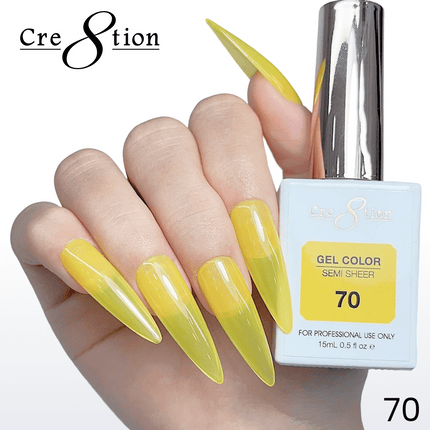 Cre8tion Hema Free Semi-Sheer Collection 0.5oz - Neon Color