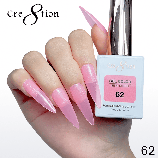 Cre8tion Hema Free Semi-Sheer Collection 0.5oz - Neon Color