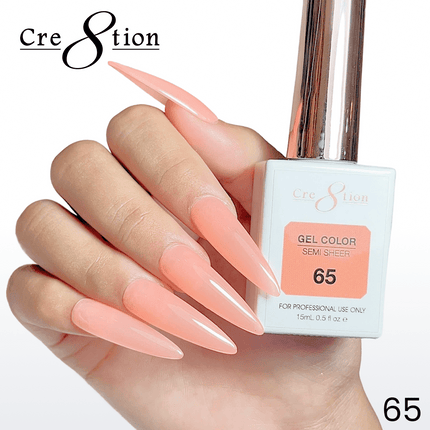 Cre8tion Hema Free Semi-Sheer Collection 0.5oz - Neon Color
