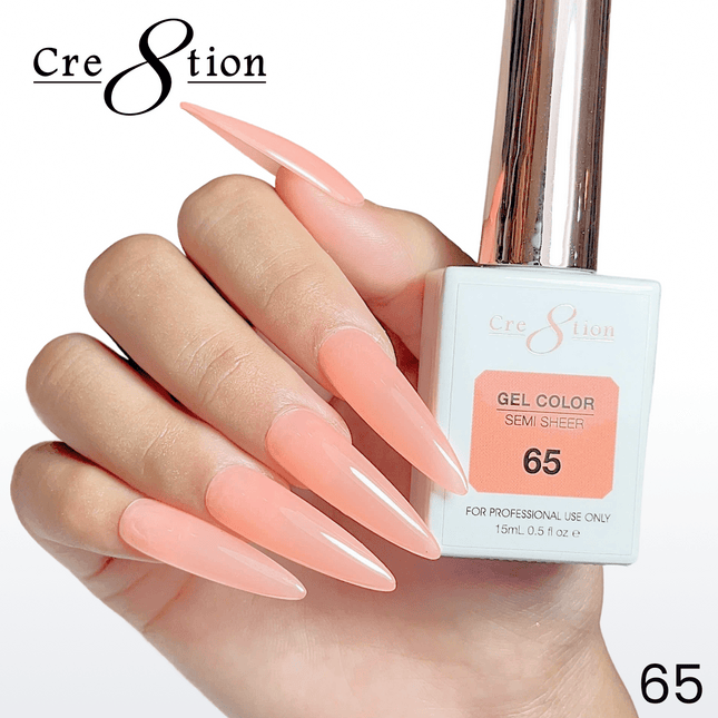 Cre8tion Hema Free Semi-Sheer Collection 0.5oz - Neon Color