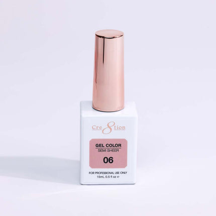 Cre8tion Hema Free Semi-Sheer Collection 0.5oz - Nude Color