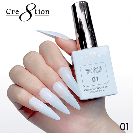 Cre8tion Hema Free Semi-Sheer Collection 0.5oz - Nude Color
